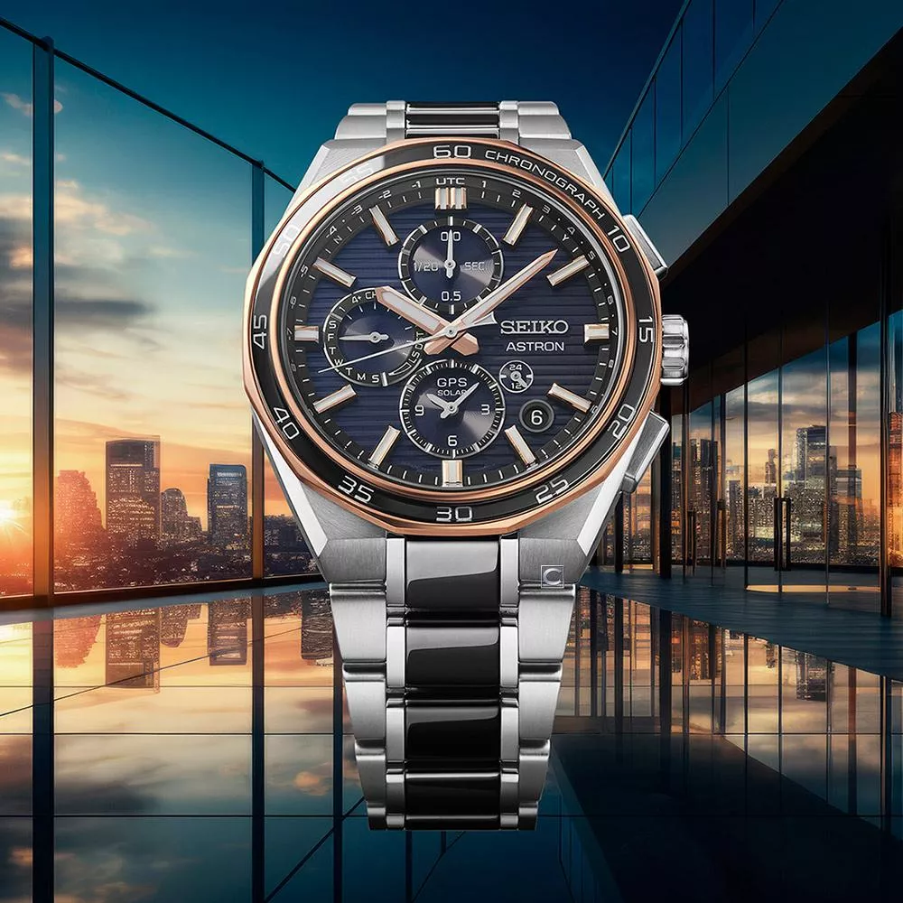 (聊聊甜甜價) SEIKO 精工錶 Astron 太陽能 GPS對時 鈦金屬 計時腕錶 男錶-5X83-0AR0D.SSH180J1_SK043
