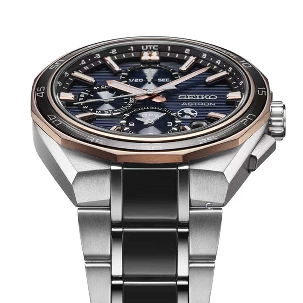 (聊聊甜甜價) SEIKO 精工錶 Astron 太陽能 GPS對時 鈦金屬 計時腕錶 男錶-5X83-0AR0D.SSH180J1_SK043