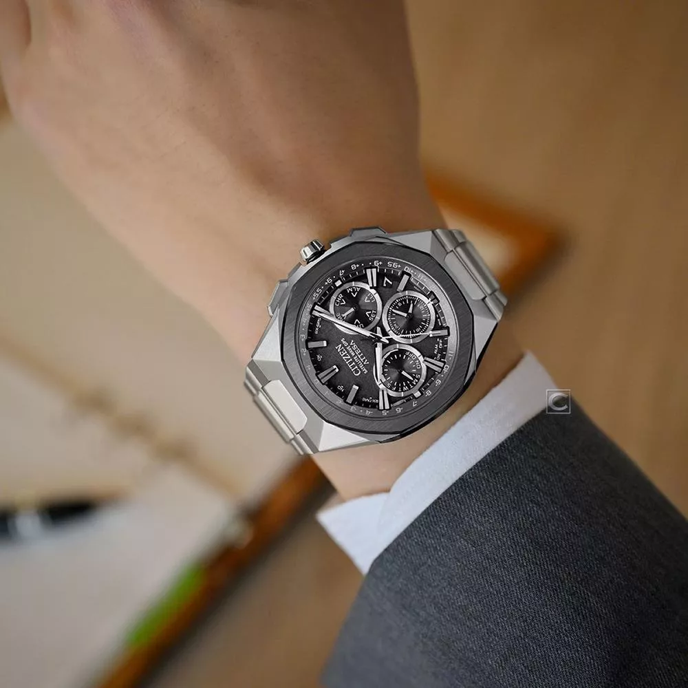 (聊聊甜甜價) CITIZEN 星辰 ATTESA GPS 對時 陶瓷錶圈光動能腕錶 男錶 手錶-44mm CC4104-53E