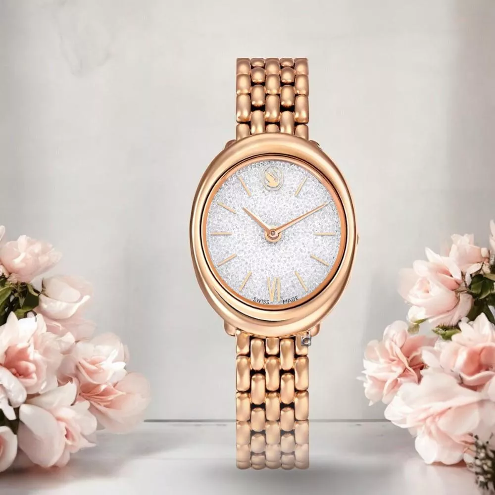 (聊聊甜甜價) SWAROVSKI 施華洛世奇 Imber Oval 幸福雋永時尚腕錶 女錶 手錶-5717532