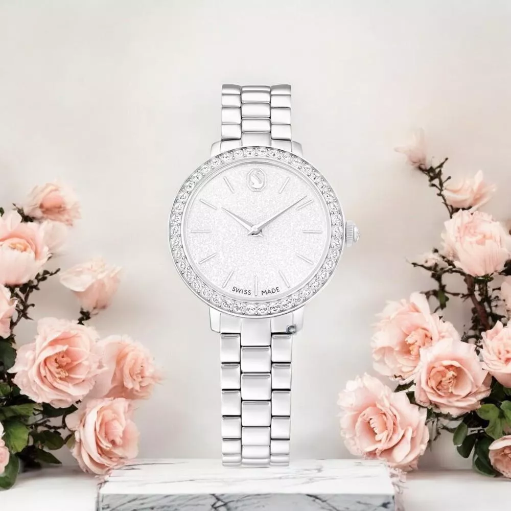 (聊聊甜甜價)  SWAROVSKI 施華洛世奇 Matrix 璀璨水晶腕錶 女錶 手錶- 5706182