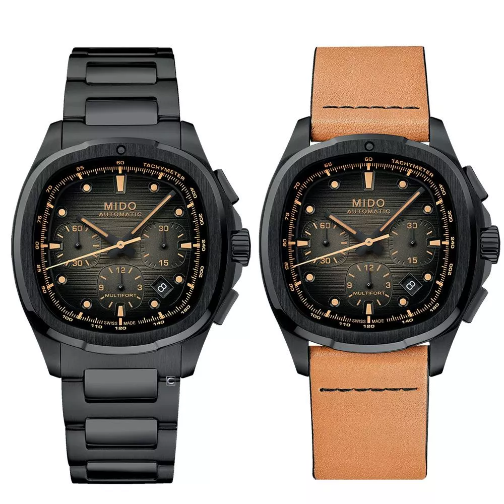 MIDO 美度 Multifort 先鋒系列 TV 碼表計時機械腕錶 男錶-41mm M0495273308100