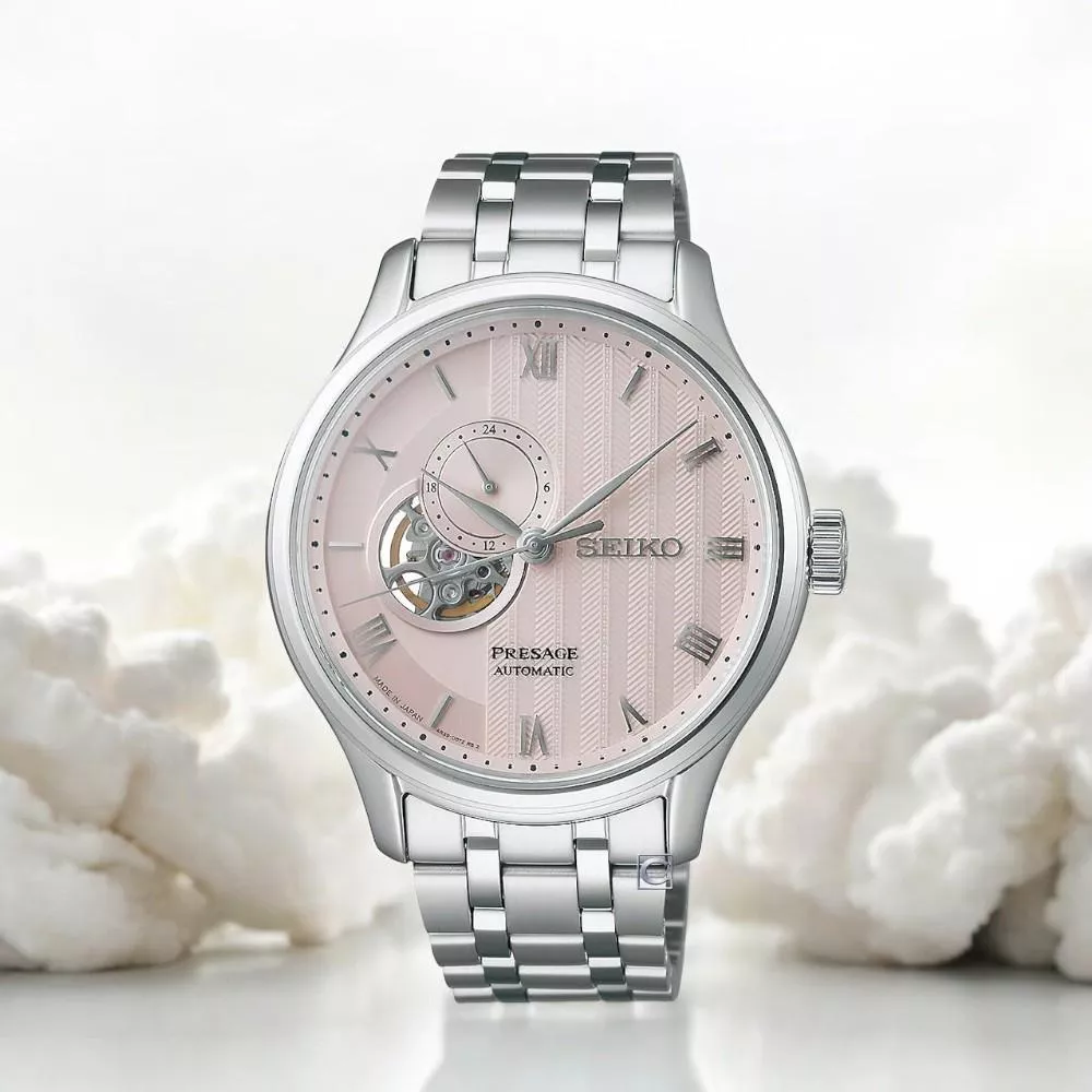 (聊聊甜甜價) SEIKO 精工 Presage 日式庭園開芯機械錶 男錶 手錶-41mm_4R39-00W0F.SSA465J1_SK043