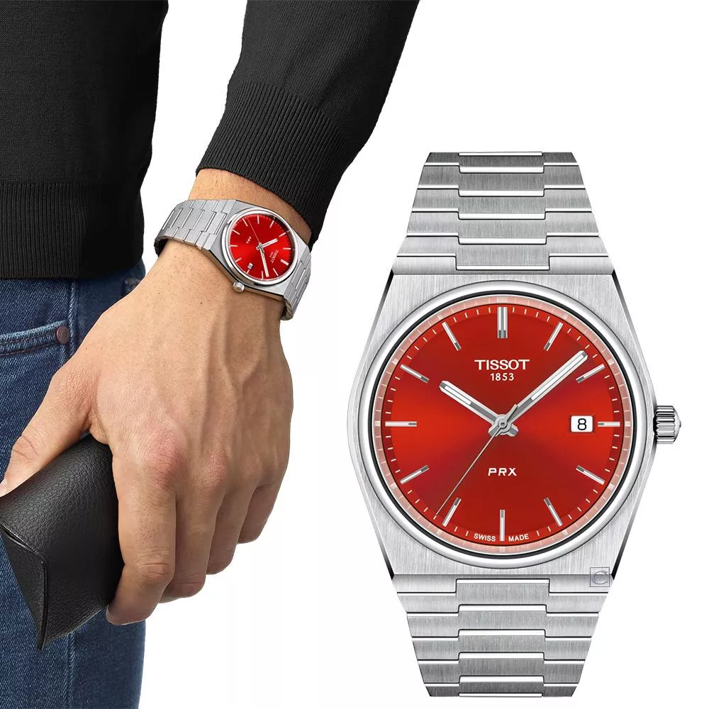 TISSOT 天梭 官方授權 PRX系列 70年代復刻 時尚腕錶 男錶 手錶-T1374101142100 TISSOT 天梭 官方授權 PRX系列 70年代復刻 時尚腕錶 男錶 手錶-T1374101142100