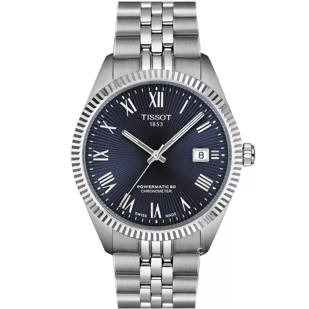 TISSOT 天梭錶 官方授權 Ballade系列Powermatic 48 天文台認證 機械錶-39MM-T1564081104300