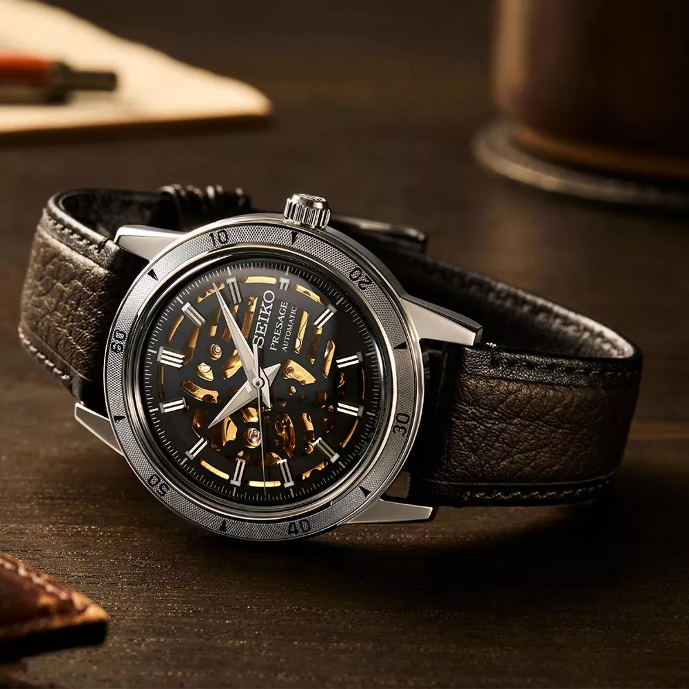 SEIKO 精工 Presage 復古系列  Style 60's 機械錶 男錶 手錶-39.5mm SSA461J1.4R72-00C0J