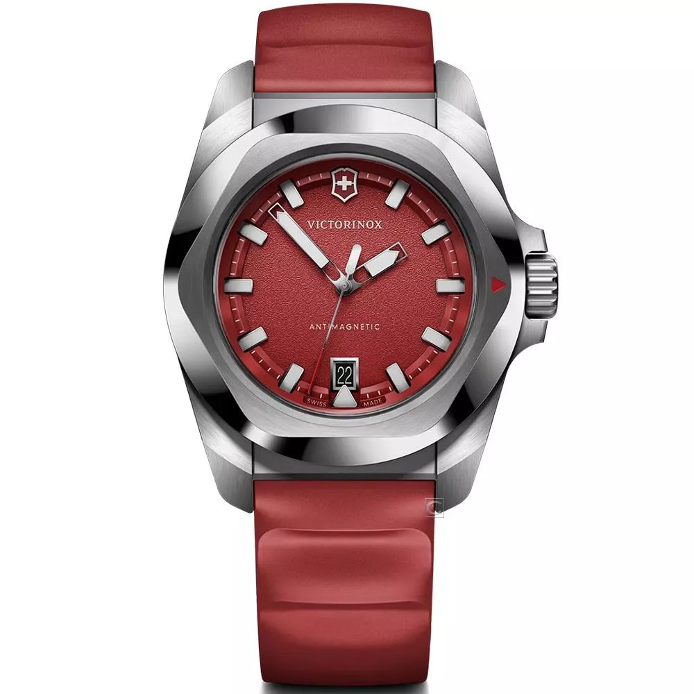 (聊聊甜甜價)  VICTORINOX 瑞士維氏 I.N.O.X. 200米石英潛水錶 男錶 手錶-41mm紅 VISA-242029