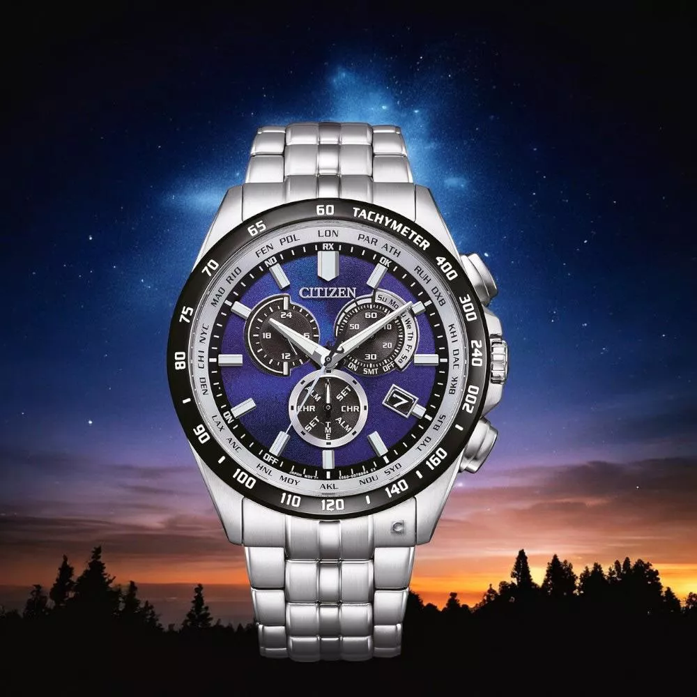 CITIZEN 星辰錶 UNITE with BLUE 系列 限量 光動能 電波 男錶-CB5874-81L CITIZEN 星辰錶 UNITE with BLUE 系列 限量 光動能 電波 男錶-CB5874-81L