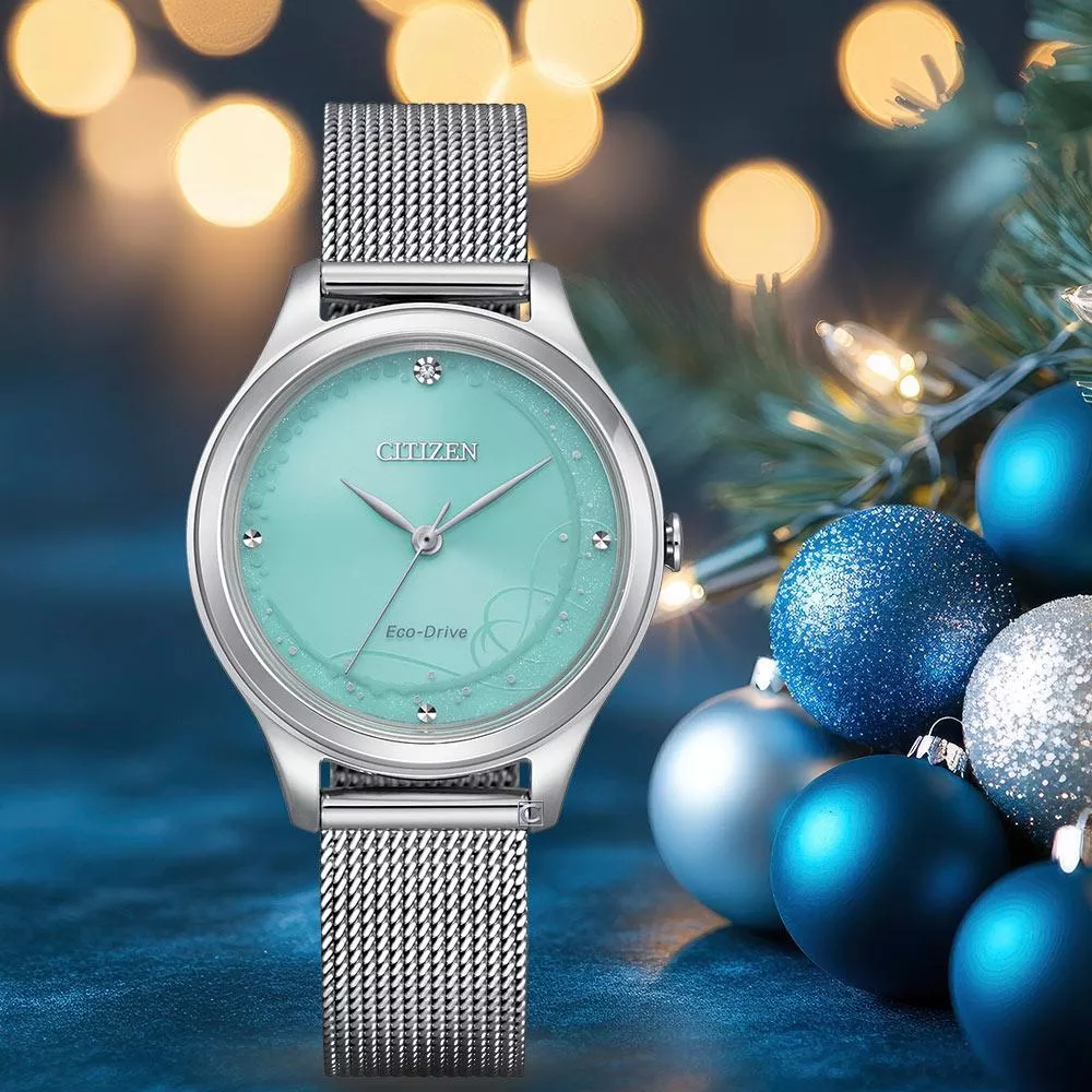 CITIZEN 星辰錶  藍調之夜 光動能 女錶 手錶-32mm EM0501-89M