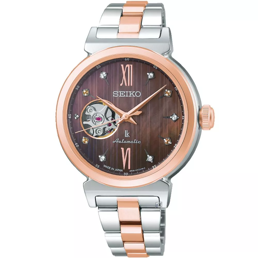 (聊聊甜甜價)  SEIKO 精工錶  LUKIA 限量 開芯鏤空 機械錶 女錶 手錶-4R38-02L0B /SSVM066J_sk043