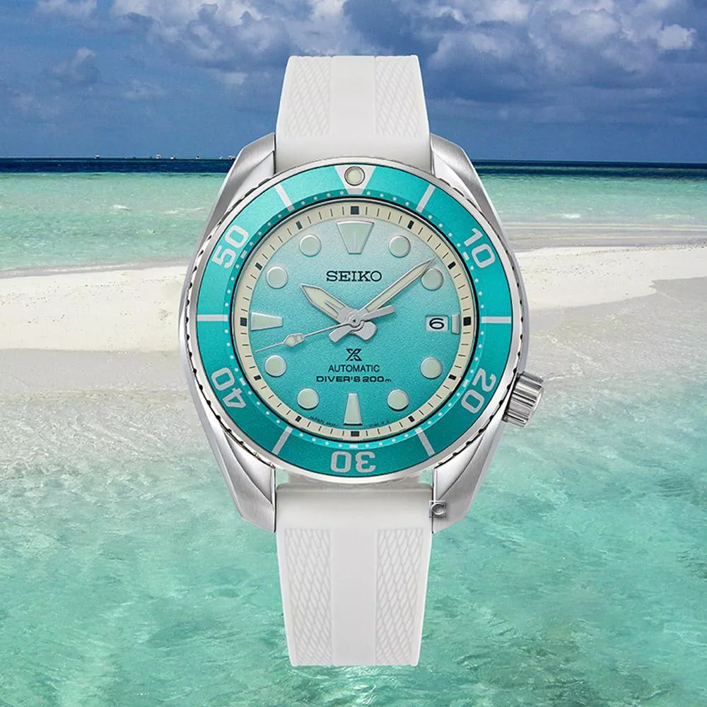 (聊聊甜甜價)  SEIKO 精工錶 Prospex 亞洲限定款馬爾地夫沙洲潛水機械錶-45mm 6R35-03M0G.SPB539J1_SK043