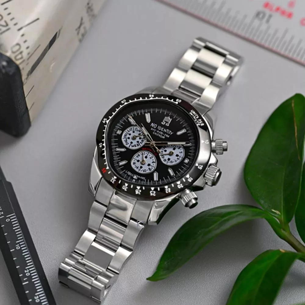 NO IDENTITY  DAYTONOID 地通拿-黑迪 計時腕錶 男錶 手錶-YX40S02BS2