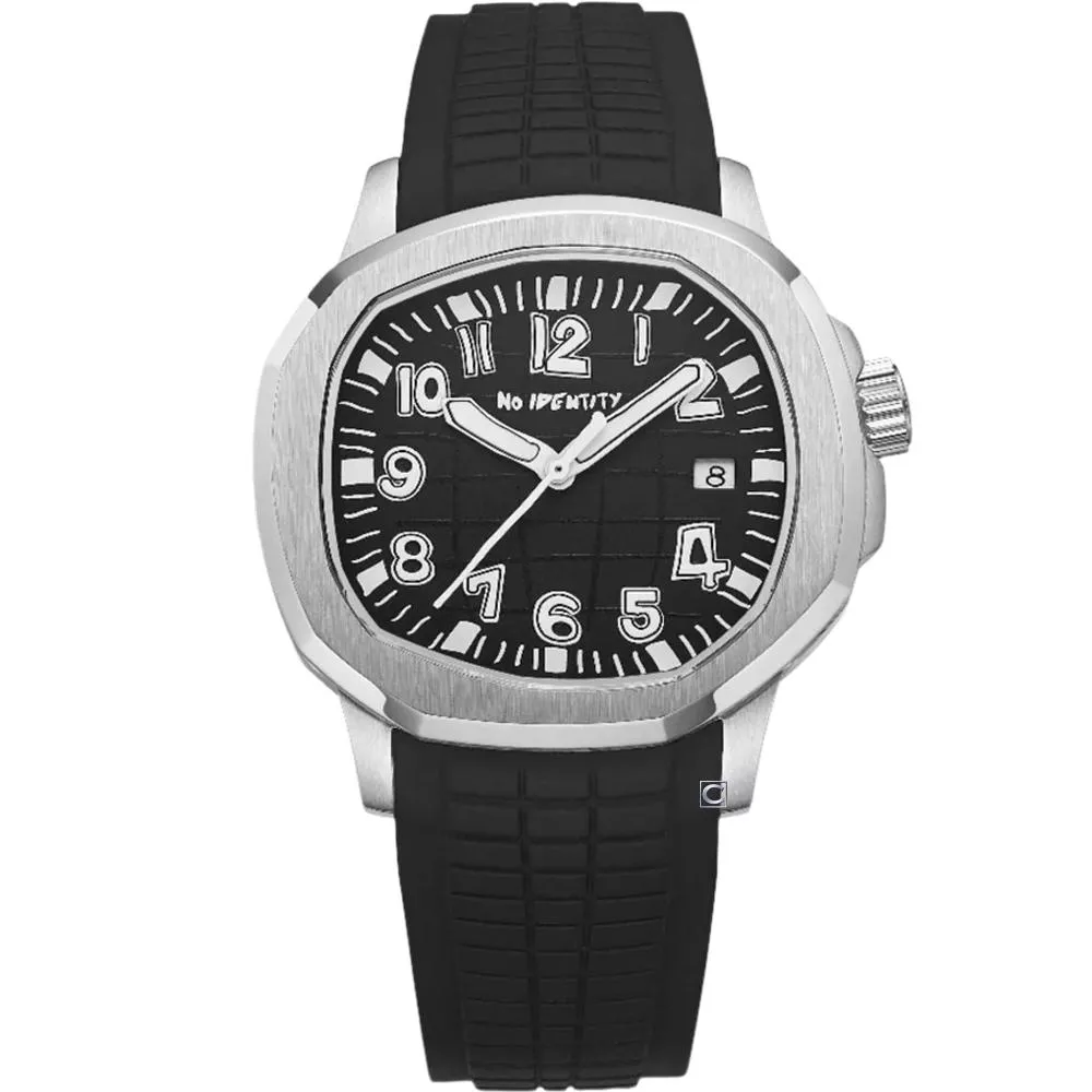 NO IDENTITY 金鸚 手雷 黑騎士 機械錶 男錶 女錶 手錶-PP40SS009BK1