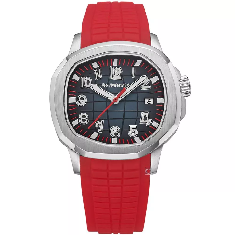NO IDENTITY 金鸚 紅手雷 機械錶 男錶 女錶 手錶-PP40SS008RD1