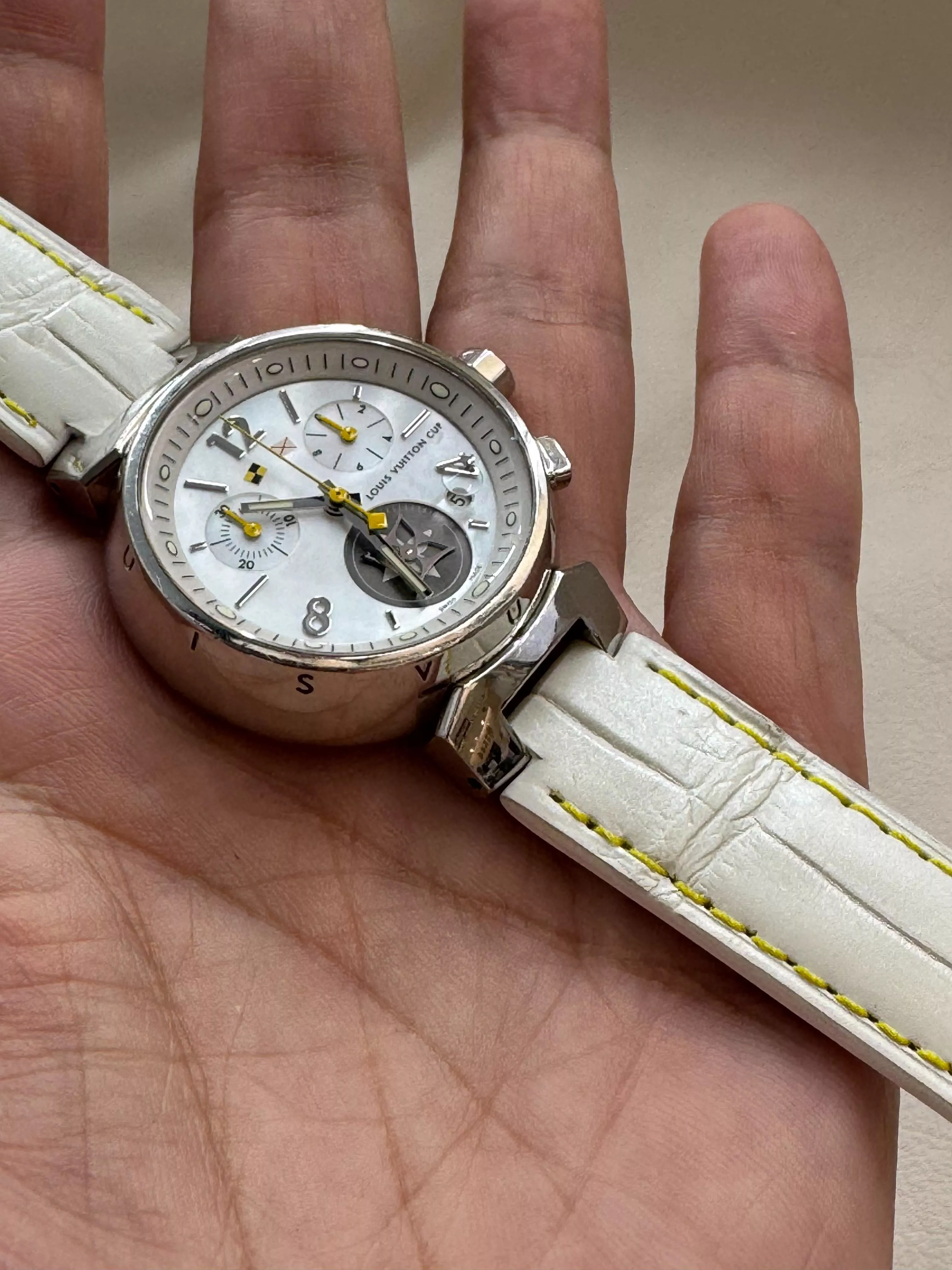 Louis Vuitton 路易威登Q132C-客製化鱷魚皮錶帶