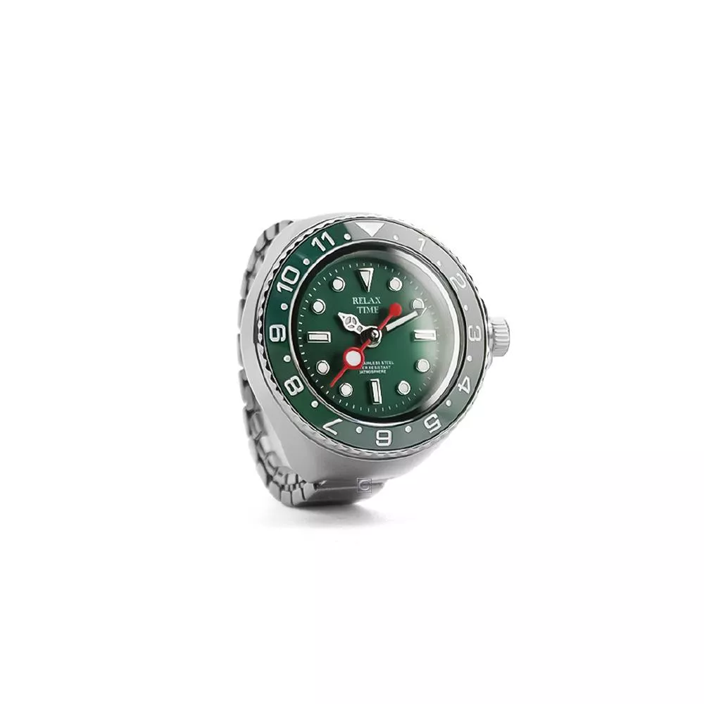 RELAX TIME 水鬼戒指錶-綠水鬼 (RT-R-02)