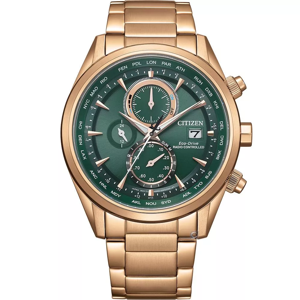 CITIZEN 星辰錶 光動能全球電波時計錶款 男錶 手錶/43mm AT8263-87X