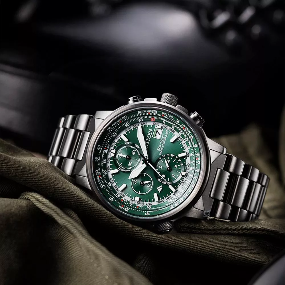 CITIZEN 星辰錶 PROMASTER Sky 光動能全球電波時計飛行錶款 男錶 手錶-AT8304-57W