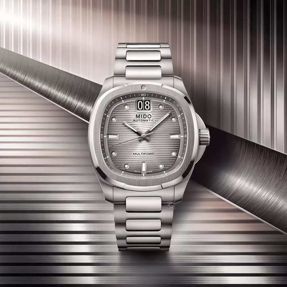 MIDO 美度 官方授權 MULTIFORT TV BIG DATE 先鋒系列 鈦金屬 TV大日期窗 機械腕錶-M0495264408100
