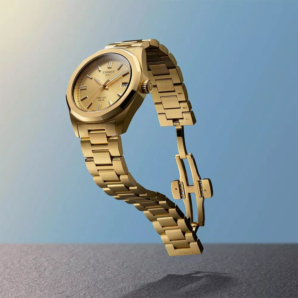 TISSOT 天梭錶 PRC 100系列 Solar太陽能腕錶 女錶 手錶-T1518223302100