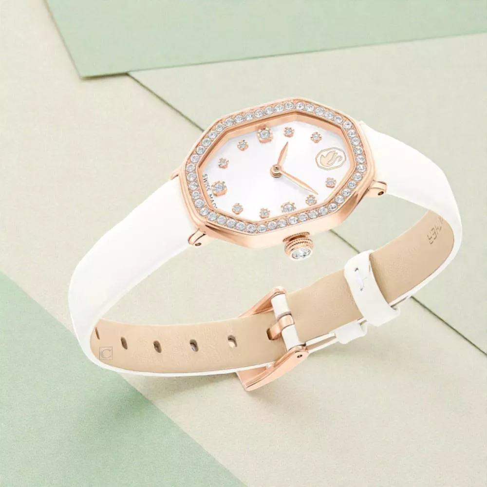 (聊聊甜甜價) SWAROVSKI 施華洛世奇 Dextera Octagon 永恆優雅璀璨腕錶 女錶-32x23mm 5730208