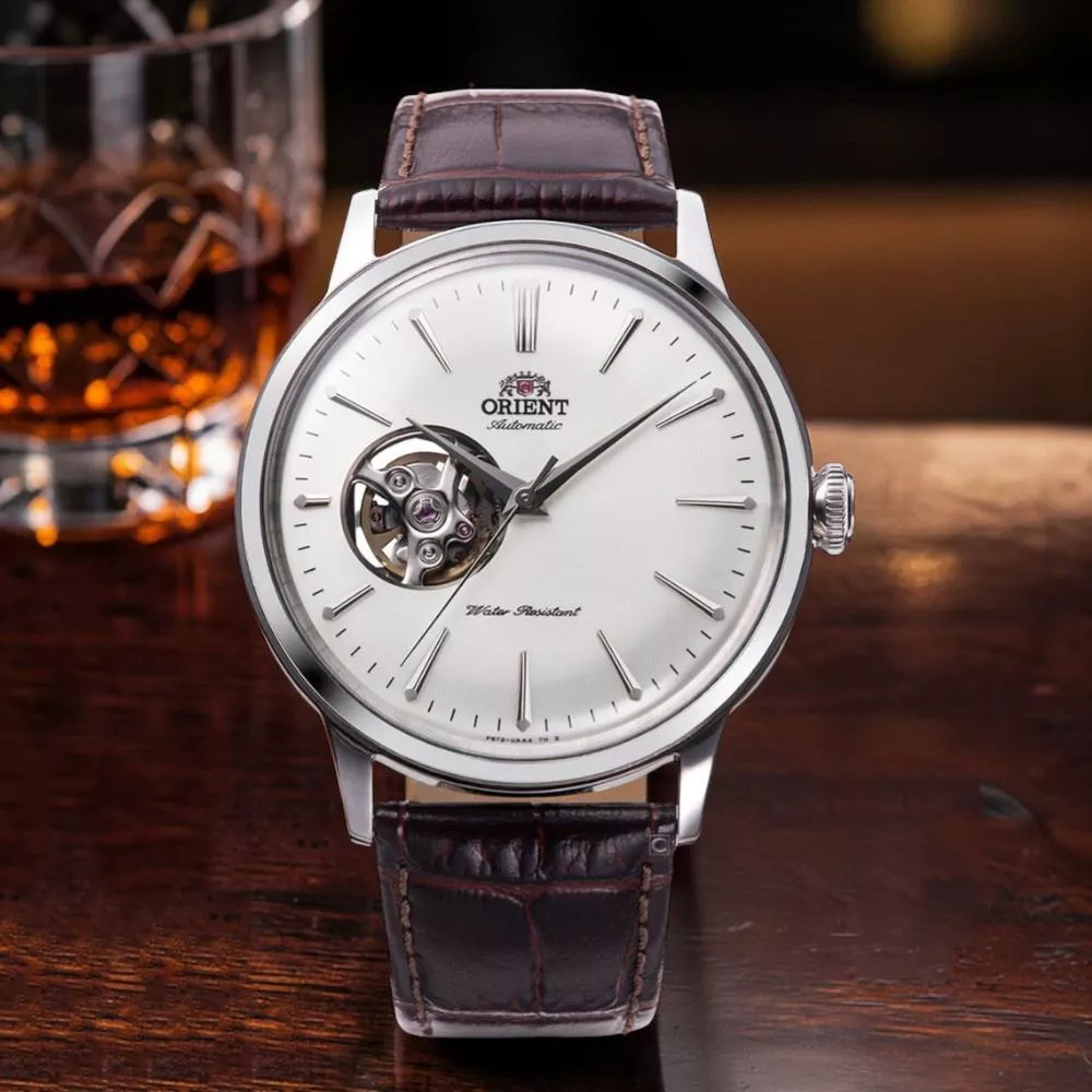 ORIENT 東方錶 Classic & Simple 經典鏤空 機械腕錶 男錶 女錶-RA-AG0002S/白40.5mm