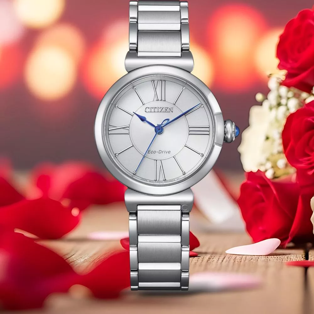 CITIZEN 星辰錶 L系列  光動能腕錶 女錶 手錶 指針錶-EM1070-83A