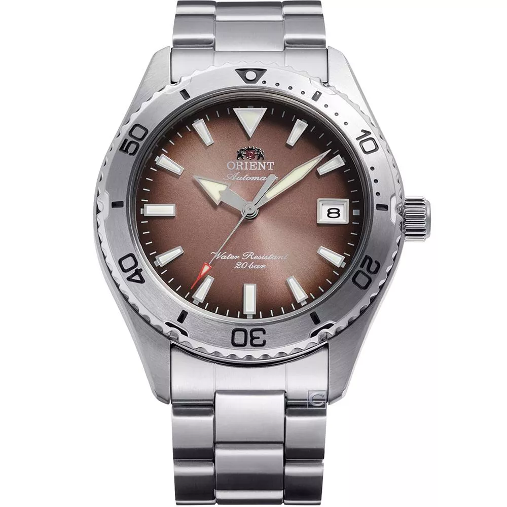 ORIENT 東方錶 深海征服者 200米防水 機械錶 手錶 男錶-RA-AC0Q17Y/漸層棕39.9mm