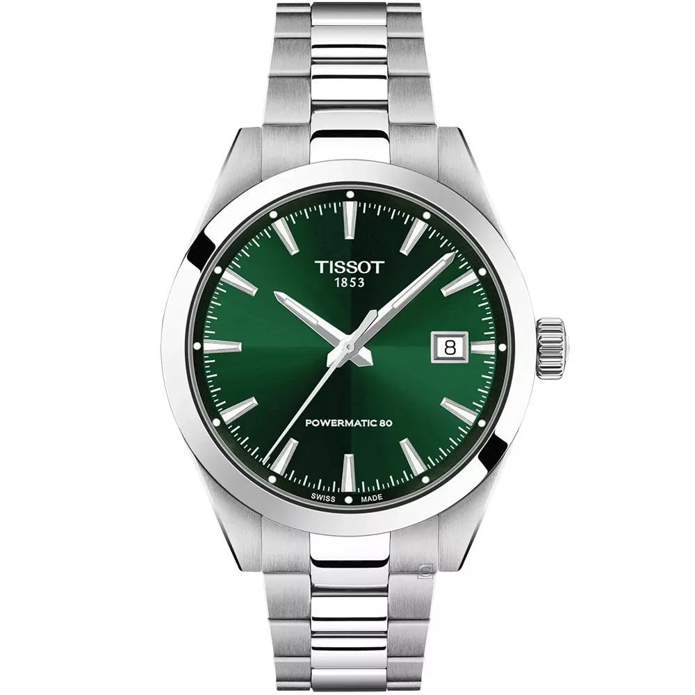 TISSOT 天梭錶 Gentleman 紳士系列 優雅機械腕錶-T1658071109100/38MM