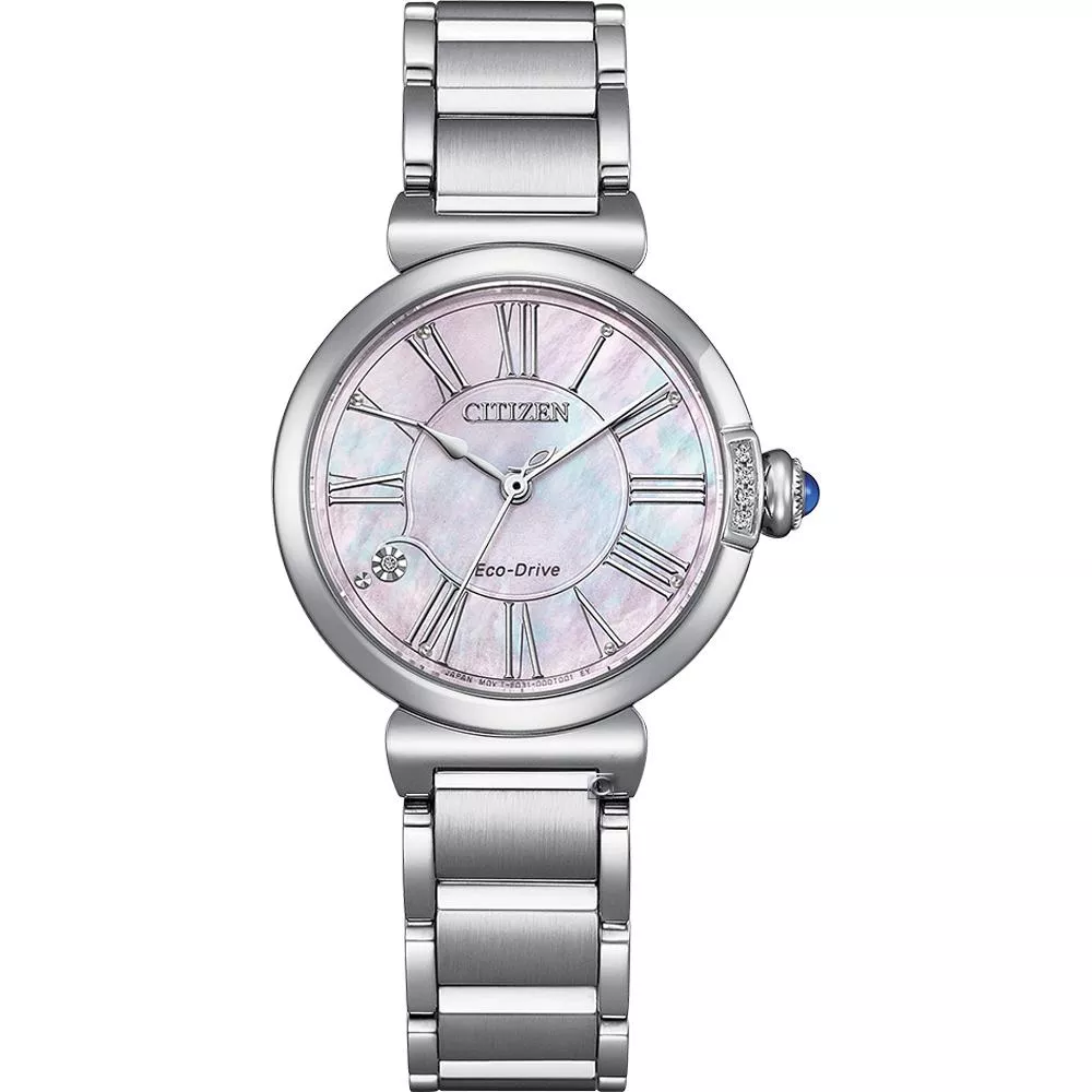CITIZEN 星辰 L系列 光動能腕錶 女錶 手錶 指針錶-29.5mm EM1060-87Y