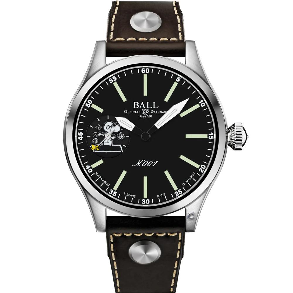 BALL x PEANUTS 波爾錶 Engineer Master II 史努比飛行限量機械錶 手錶-46mm NM2638C-L2J-BK