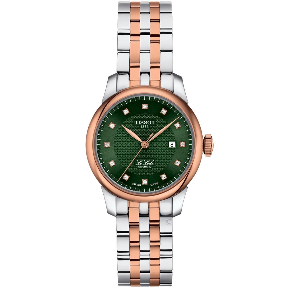 TISSOT 天梭錶  Le Locle 系列 力洛克 機械腕錶 女錶 手錶_T0062072209600/雙色29mm