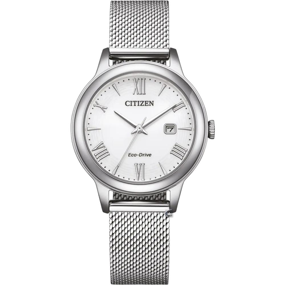 CITIZEN 星辰錶 LADYS 簡約光動能時尚腕錶 女錶 手錶-31.5mm白 EW2621-75A