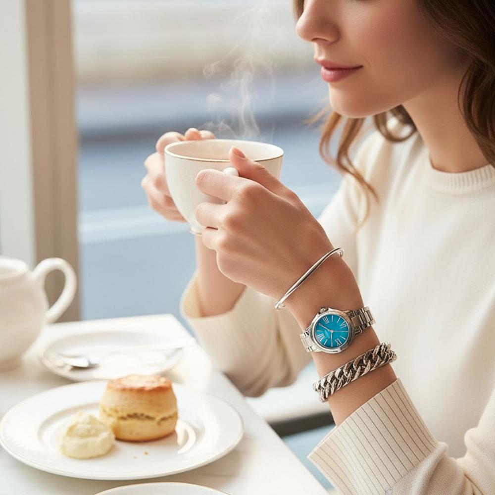 CITIZEN 星辰 L系列 藍調情書 光動能 女錶 手錶-30.3mm藍 EM1161-55L