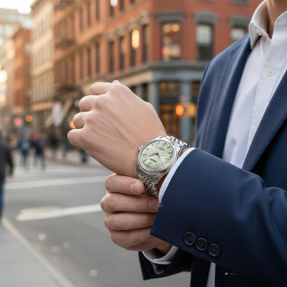 SEIKO 精工 Presage 經典「若竹色」機械腕錶 男錶 手錶-38mm綠_6R51-00G0G/HCC002J1_SK043