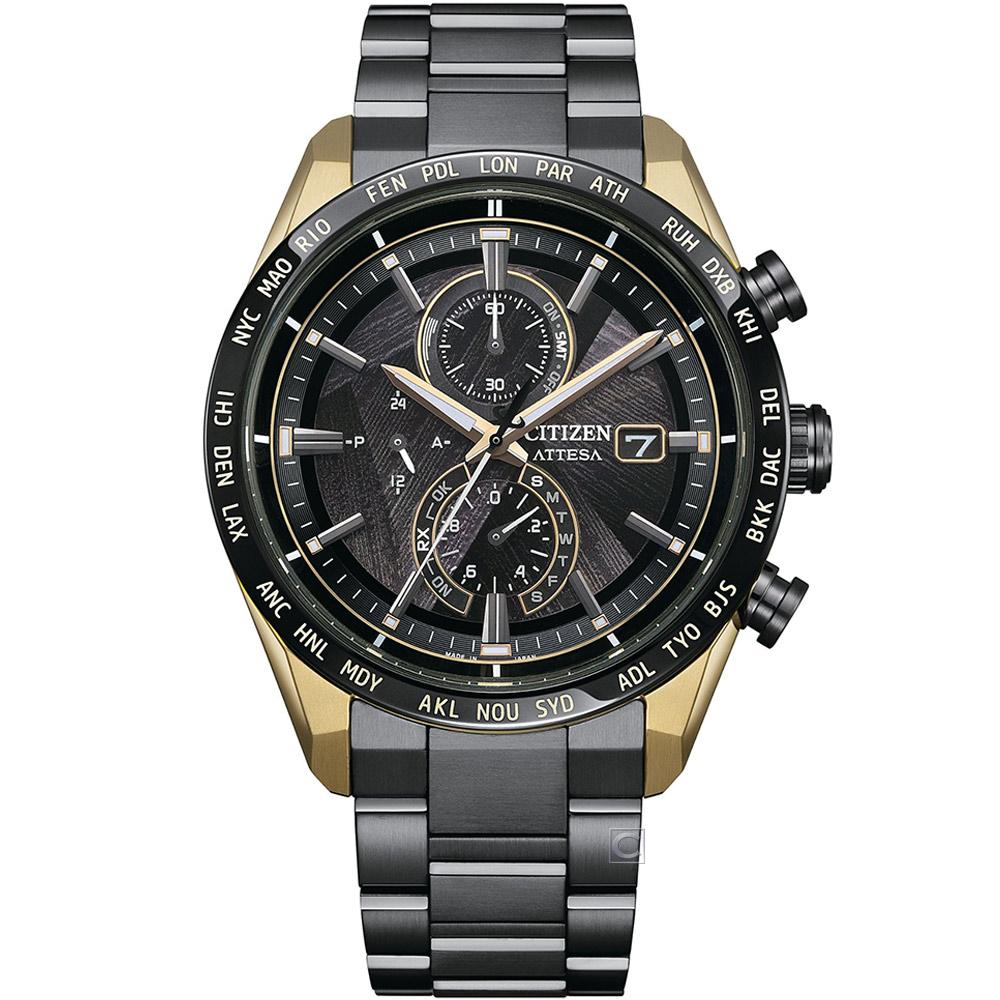 CITIZEN 星辰 光動能50週年紀念系列限量版 鈦金屬電波錶 男錶 手錶-42mm AT8384-58E