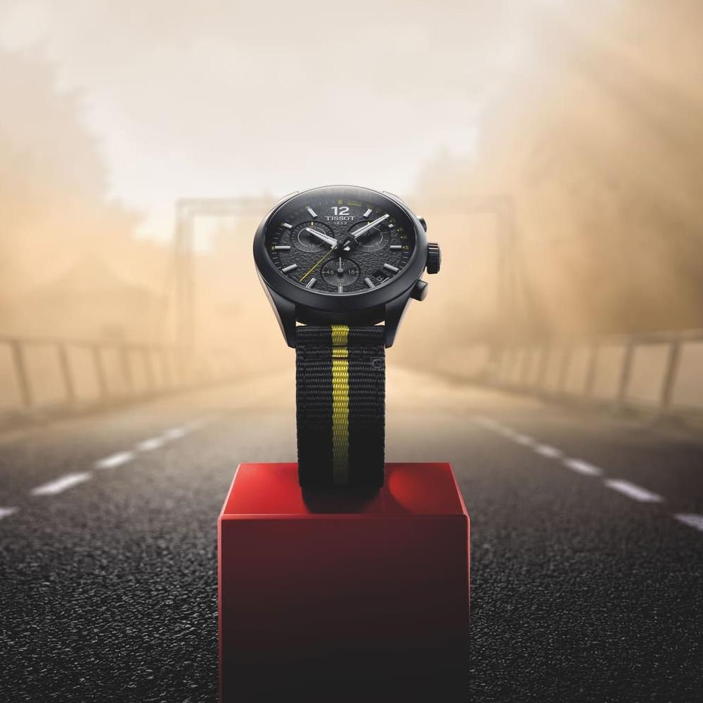TISSOT 天梭 官方授權 PR100 2026 環法自由車賽聯名石英計時手錶-T1504173705700