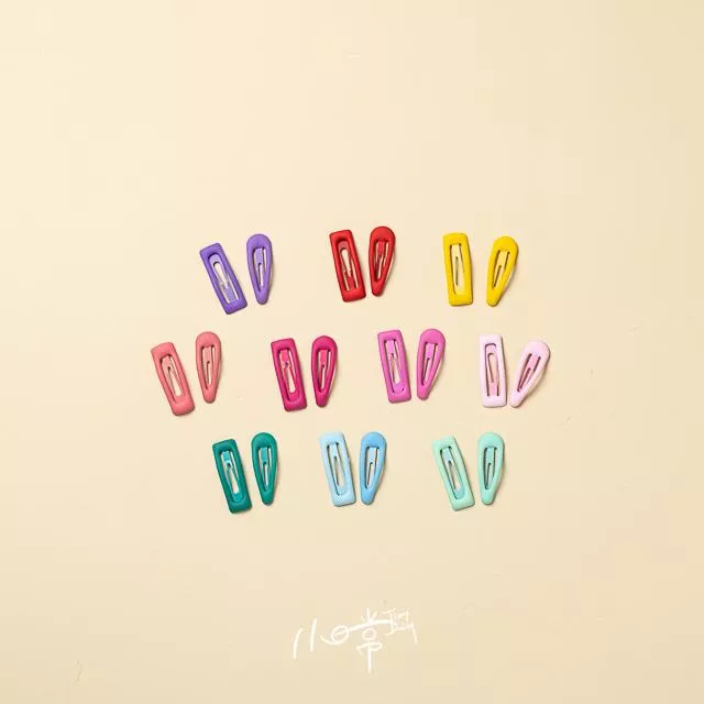 糖果色碎髮瀏海小髮夾