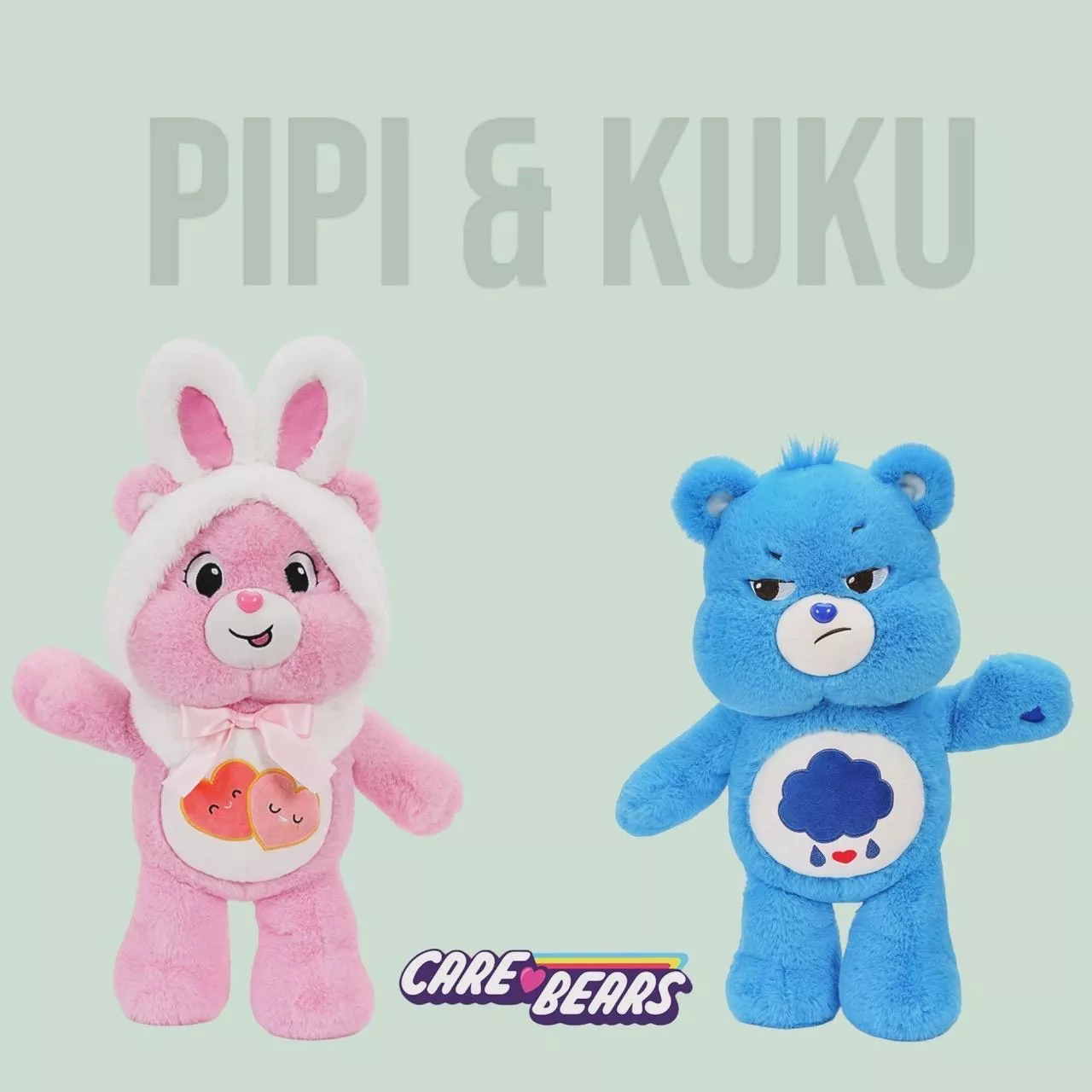 🇹🇭 CareBear 愛心彩虹熊 #兔寶熊 #不爽熊