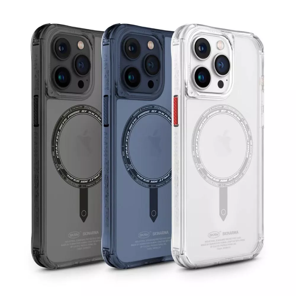 Saido 低調風格磁吸防摔手機殼 附掛繩環 iPhone 15 / Pro / Pro Max