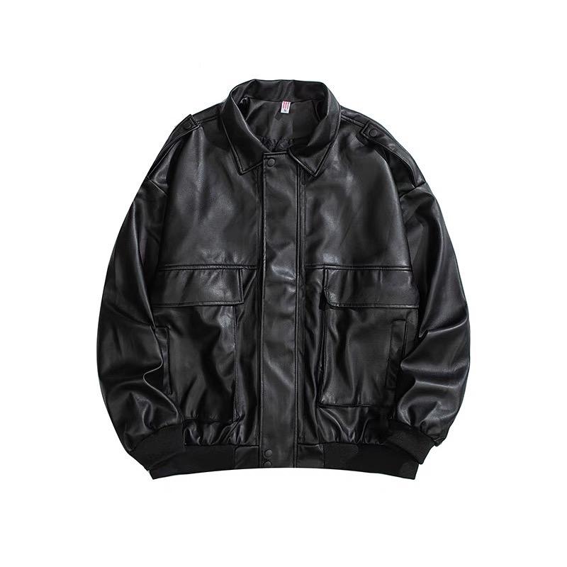 街頭風皮衣外套 XL