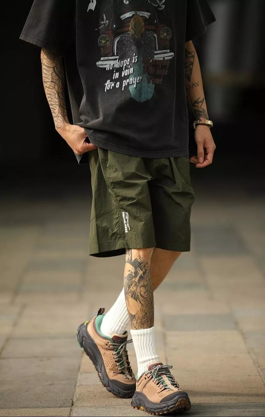 夏季輕薄速乾五分短褲