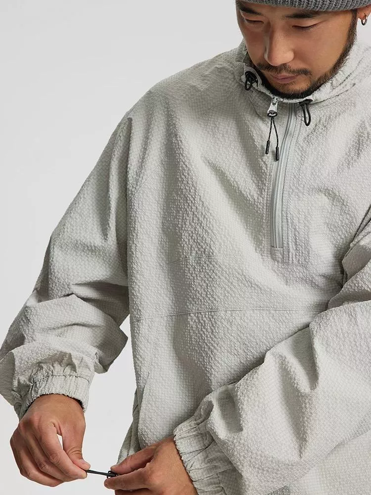 泡泡紗立領衝鋒上衣(3色)