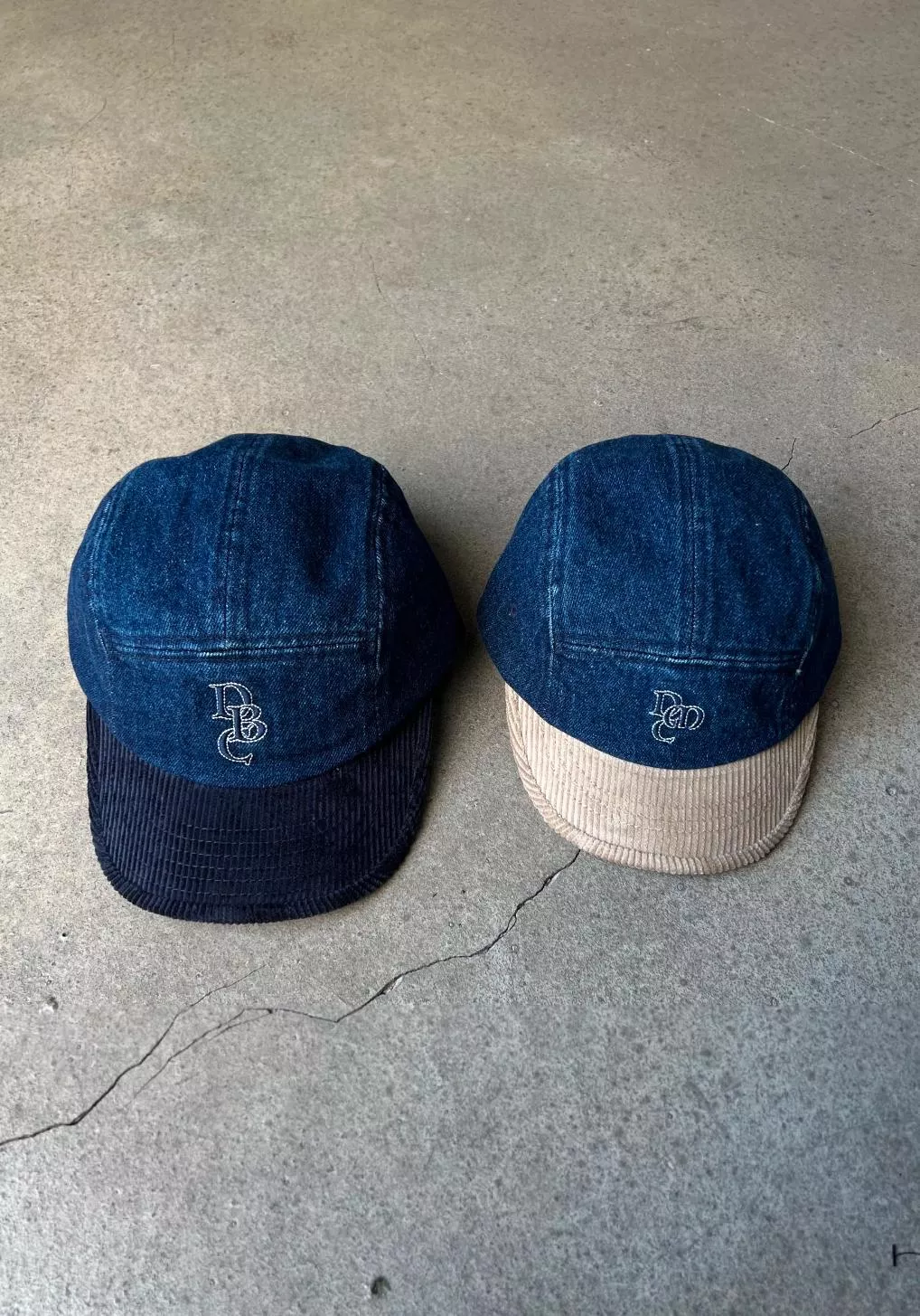 DBC俱樂部 水洗單寧燈芯絨帽簷 親子款
