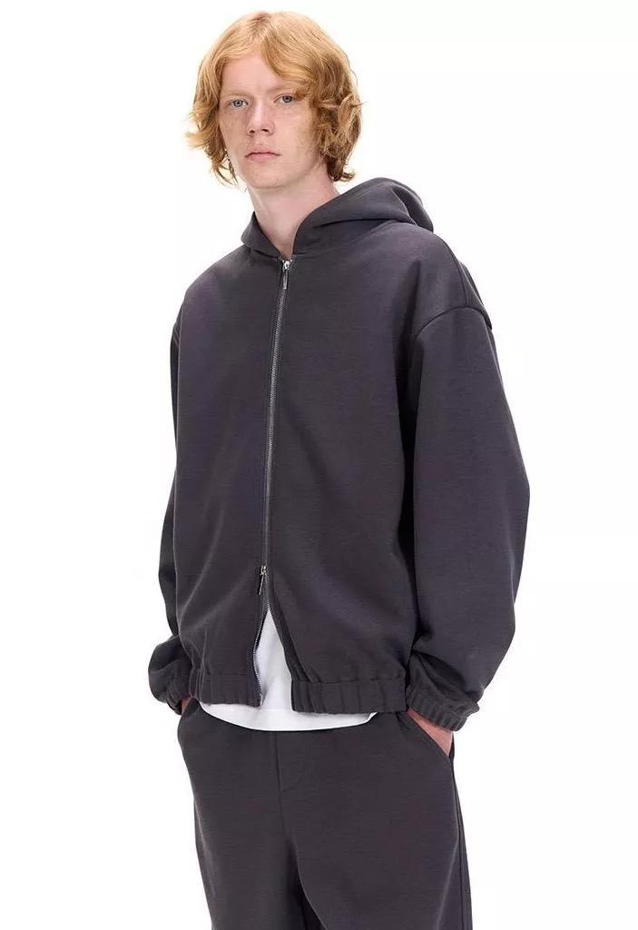 380G太空棉廓形棉褲+廓形拉鍊衛衣(5色)