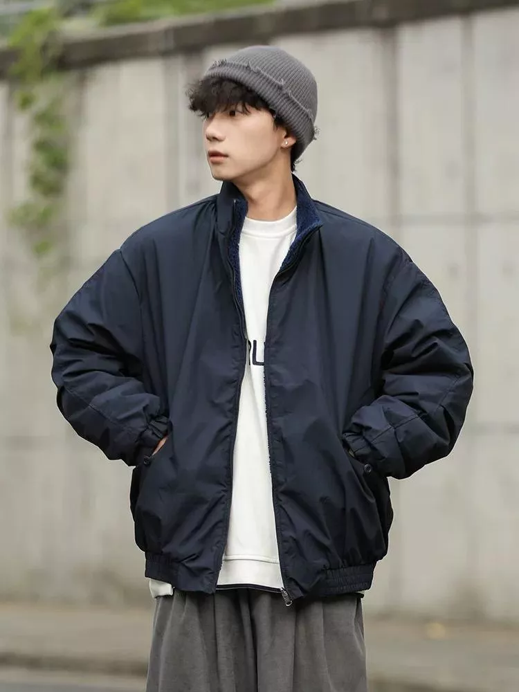 戶外防風雙面穿羊羔夾克(2色)