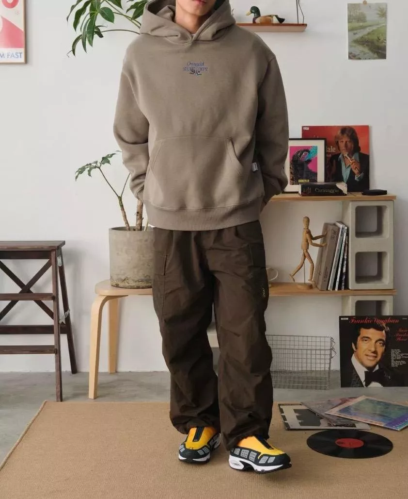 刺繡LOGO微抓絨帽T(7色)