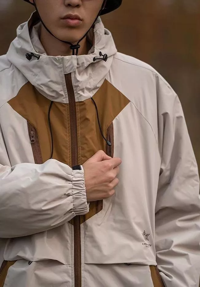 三合一防潑水羽絨夾克(2色)可拆式