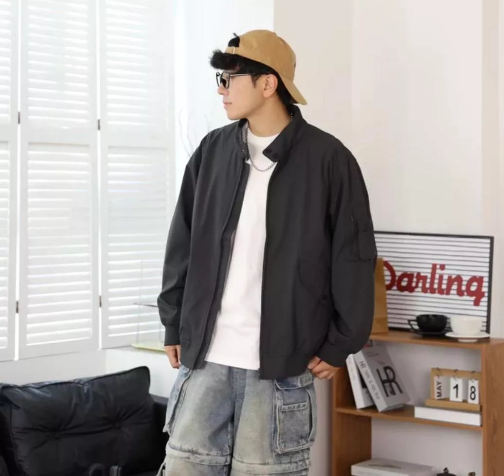 防風防潑飛行立領夾克(3色)