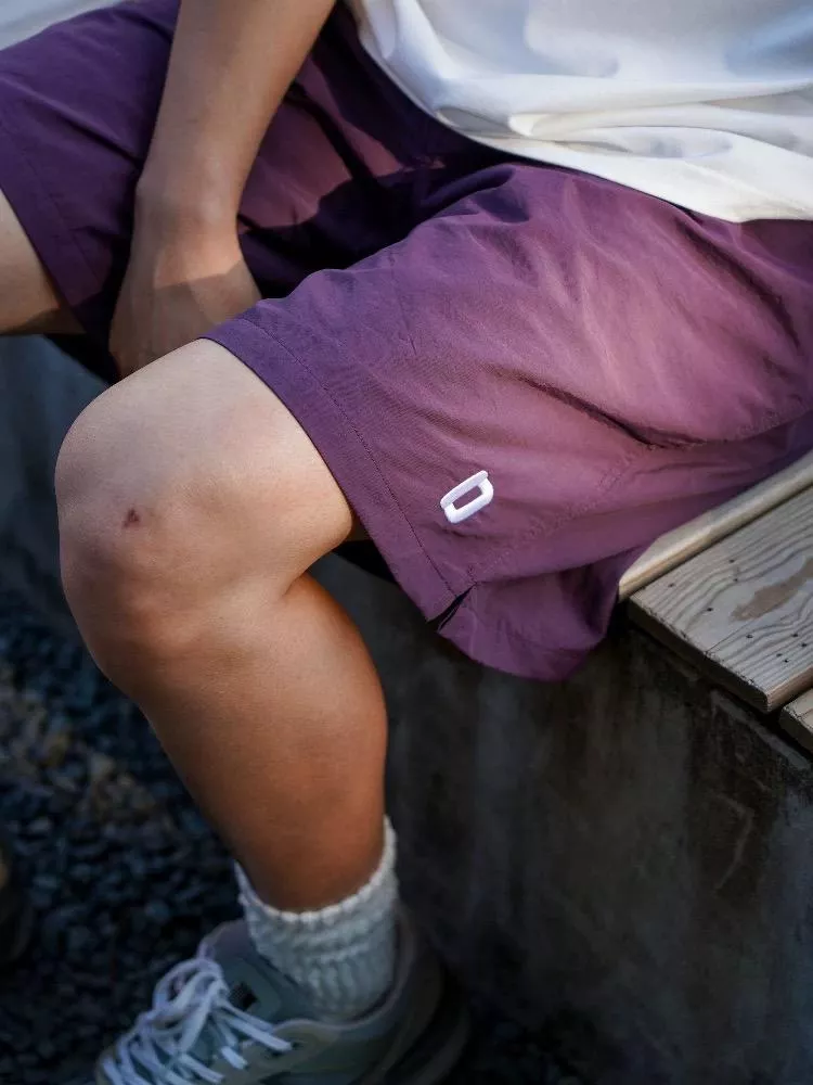 金屬尼龍速乾短褲(3色)